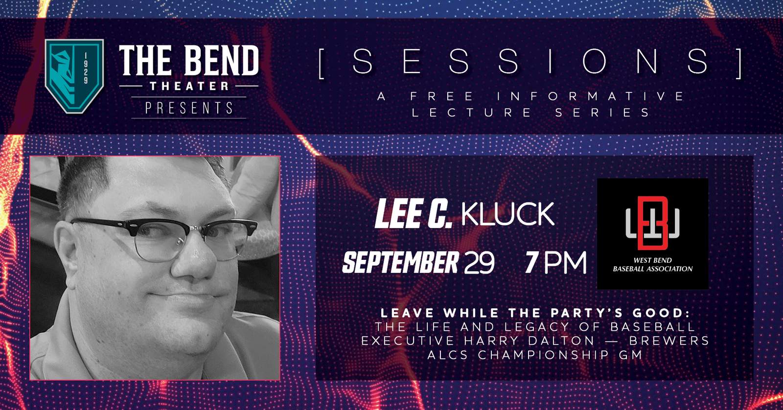 The Bend Sessions: Lee C. Kluck – Sept 29